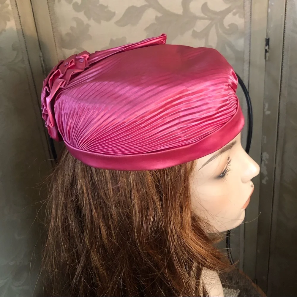 Vintage Hot Pink Hat - Picture 9 of 16